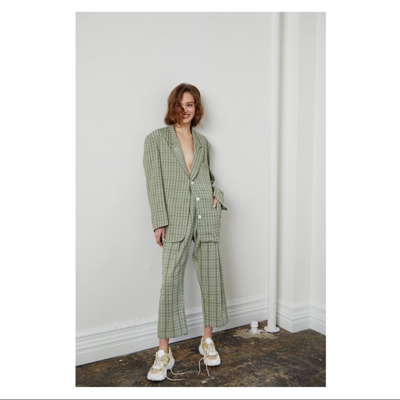 NWT | 310MOOD White Puzzle JOMO Blazer - Picture 2 of 7